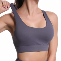 Yoga Tank Tops for Women Built in Shelf Bra Strappy Back Activewear Workout Compression Tops 2 pcs