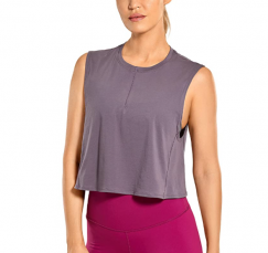 Womens Cotton Tank Tops Loose Fit Athletic Sports Shirts Sleeveless Yoga Top 3 pcs