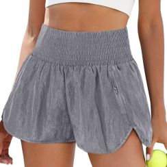 Womens High Waisted Shorts Running Shorts Workout Gym Quick Dry Shorts 3 pcs